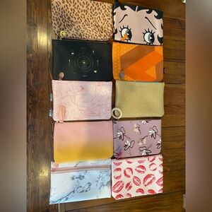 Lot of 10 Ipsy Cosmetic Bags